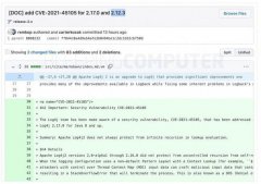 漏洞利用接踵而至:Apache為Log4j發(fā)布2.17.0新版補丁修復(fù)